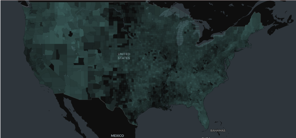 SedonaPyDeck choropleth map