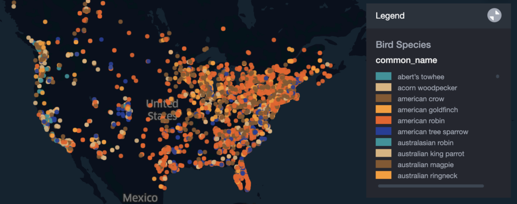 Visualizing point data with Sedona Kepler