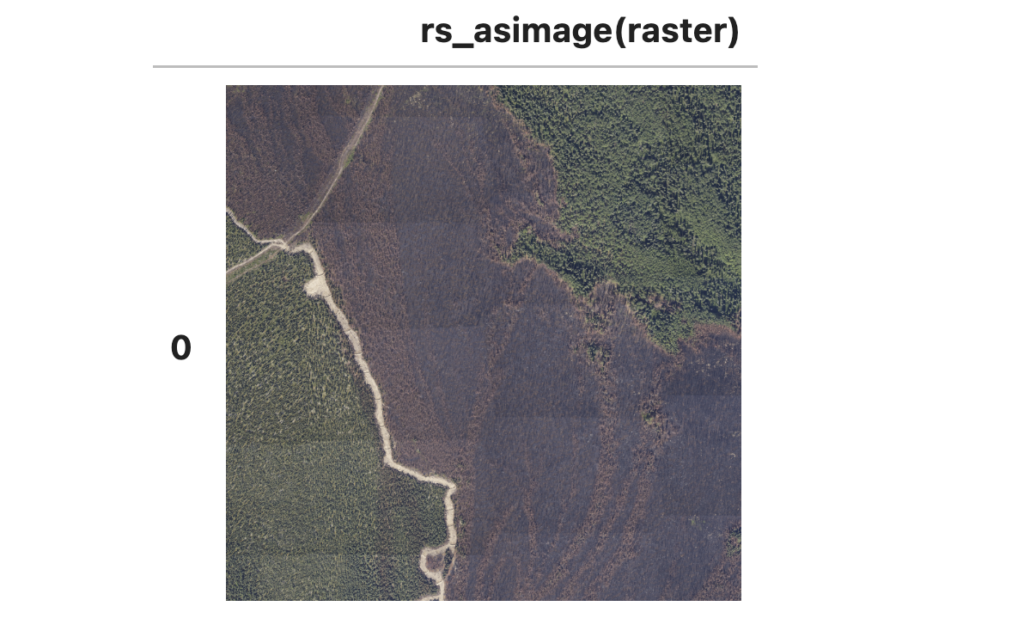 Visualizing raster with RS_AsImage function