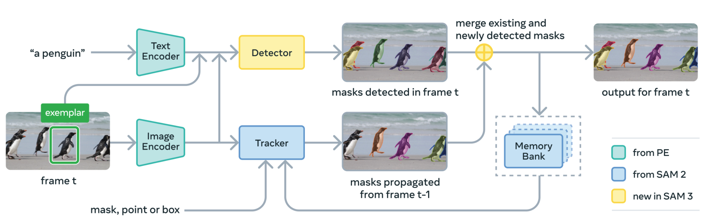 The SAM 3 architecture.