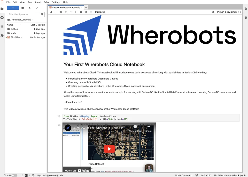 Wherobots Initial Notebook