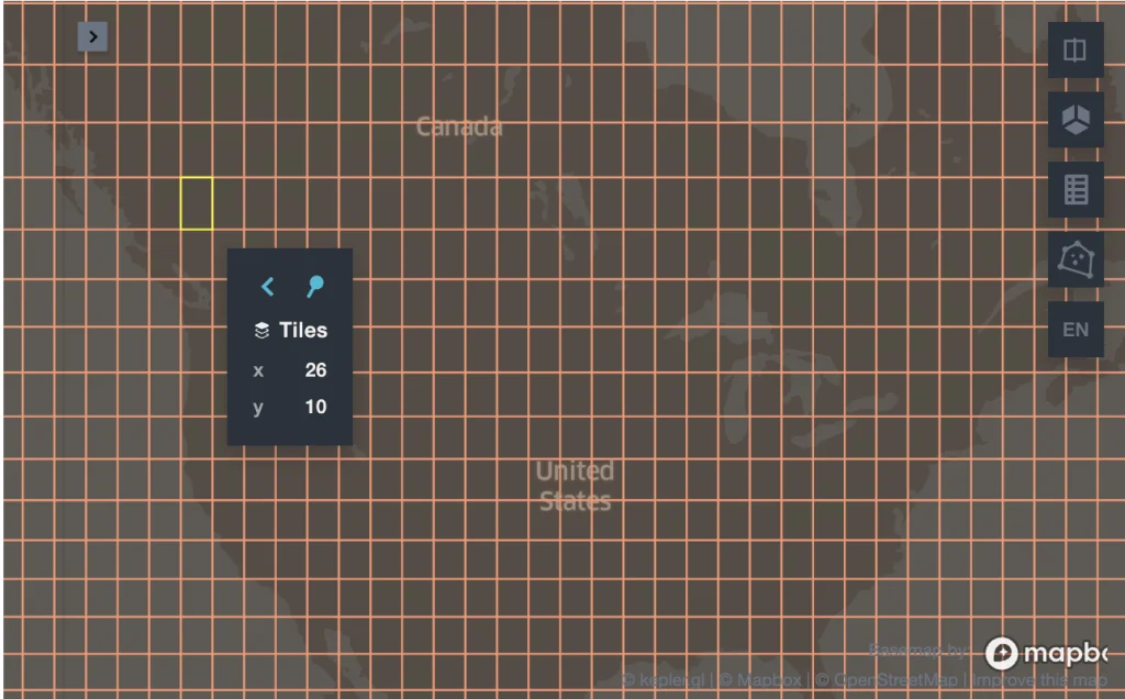 Tiled raster boundaries