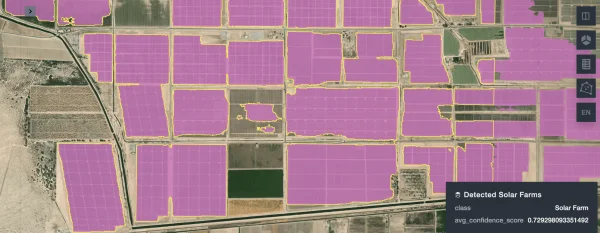 solar farm detection